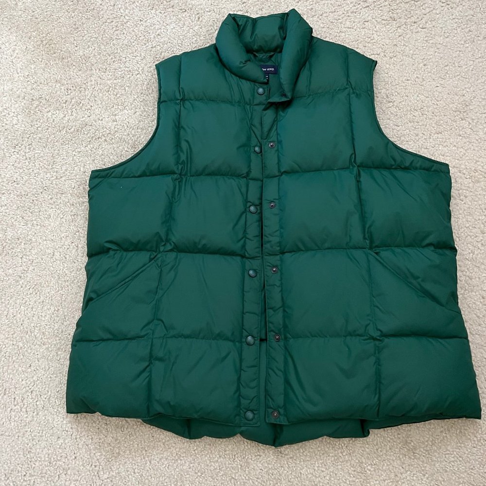 Lands End Down Vest- Green, Womans size 2X